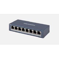 SWITCH Hikvision, Gigabit x 8, carcasa metalica, "DS-3E0508-E(B)" (timbru verde 2 lei)