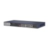 SWITCH. PoE Hikvision, port Gigabit x 16, SFP SFP x 2, rackabil, carcasa metalica, "DS-3E0520HP-E" (timbru verde 2 lei)