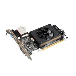 PLACA VIDEO GIGABYTE "GeForce GT 710", 2 GB GDDR3 64 biti, PCI Express 2.0 x 16, HDMI DVI-D VGA, sistem racire aer, "GV-N710D3-2