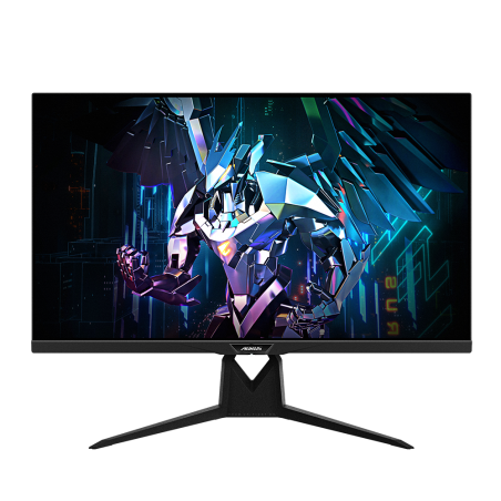 MONITOR Gigabyte 31.5 inch, Gaming, IPS, WQHD (2560 x 1440), Wide, 350 cd/mp, 1 ms, HDMI | DisplayPort, "FI32Q" (timbru verde 7 