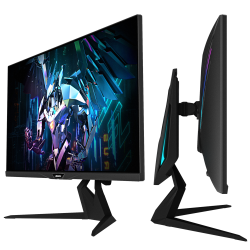 MONITOR Gigabyte 31.5 inch, Gaming, IPS, WQHD (2560 x 1440), Wide, 350 cd/mp, 1 ms, HDMI | DisplayPort, "FI32Q" (timbru verde 7 