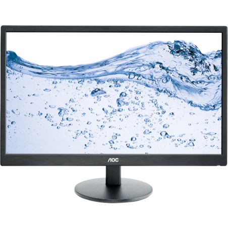 MONITOR AOC 23.6", home, office, TN, Full HD (1920 x 1080), Wide, 250 cd/mp, 5 ms, VGA, HDMI x 2, "E2470SWHE" (timbru verde 7 le