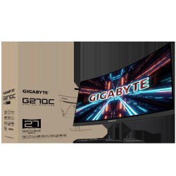 MONITOR Gigabyte 27 inch, Gaming, VA, WQHD (2560 x 1440), Wide | curbat, 250 cd/mp, 1 ms, HDMI | DisplayPort, "G27QC" (timbru ve