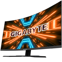 MONITOR Gigabyte 31.5 inch, Gaming, VA, WQHD (2560 x 1440), Wide | curbat, 350 cd/mp, 1 ms, HDMI | DisplayPort, "G32QC A" (timbr