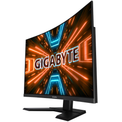 MONITOR Gigabyte 31.5 inch, Gaming, VA, WQHD (2560 x 1440), Wide | curbat, 350 cd/mp, 1 ms, HDMI | DisplayPort, "G32QC A" (timbr