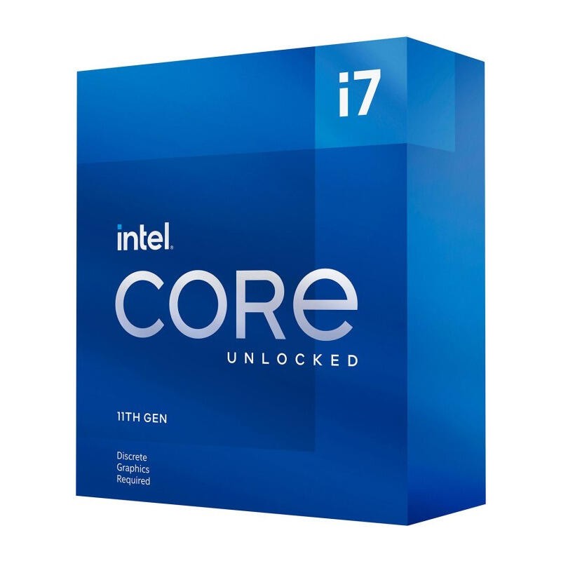 CPU INTEL, skt. LGA 1200 Core i7, i7-11700K, frecventa 3.6 GHz, turbo 5.0 GHz, 8 nuclee, putere 125 W, "BX8070811700K"