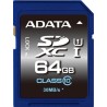 CARD SD ADATA, 64 GB, SDXC, clasa 10, standard UHS-I U1, "ASDX64GUICL10-R" (timbru verde 0.03 lei)