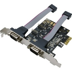 CARD adaptor LOGILINK, PCI-Express la 2 x SERIAL DB9M, "PC0031"