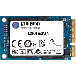 SSD KINGSTON SKC600MS, 512GB, mSATA, S-ATA 3, 3D TLC Nand, R/W: 550/520 MB/s, "SKC600MS/512G"
