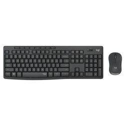 Kit TASTATURA si Mouse LOGITECH, "MK295", wireless, taste format standard (104-108 taste), mouse Graphite, 3/1 butoane, 104, "92