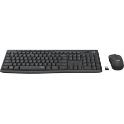 Kit TASTATURA si Mouse LOGITECH, "MK295", wireless, taste format standard (104-108 taste), mouse Graphite, 3/1 butoane, 104, "92