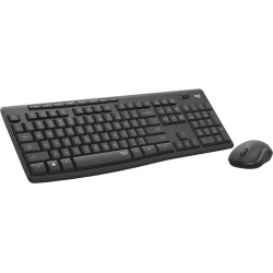 Kit TASTATURA si Mouse LOGITECH, "MK295", wireless, taste format standard (104-108 taste), mouse Graphite, 3/1 butoane, 104, "92