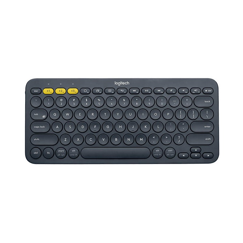 LOGITECH Bluetooth Keyboard K380 Multi-Device - INTNL - US International Layout - WHITE "920-009868" (timbru verde 0.8 lei)