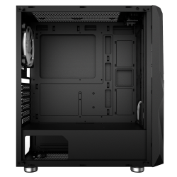 CARCASA NJOY Middle Tower, ATX, "FORT", fara sursa, sticla securizata, fan x 2, USB 2.0 x 1, USB 3.0 x 2, Jack 3.5 mm x 2, mesh 