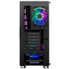 CARCASA NJOY Middle Tower, ATX, "FORT", fara sursa, sticla securizata, fan x 2, USB 2.0 x 1, USB 3.0 x 2, Jack 3.5 mm x 2, mesh 