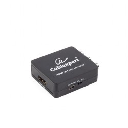ADAPTOR video GEMBIRD, splitter HDMI (M) la Composite video + audio L/R (M) x 2, rezolutie maxima Full HD (1920 x 1080) la 60Hz,