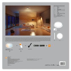 PLAFONIERA LED LEDVANCE 4058075486447 "000004058075486447" (timbru verde 0.8 lei)
