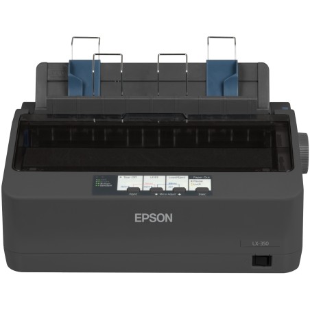 Imprimanta Matriciala Mono Epson LX-350+II, A4, Functii: Impr., Viteza de Printare Monocrom: 390 cps, Conectiv:USB, Duplex:nu, A
