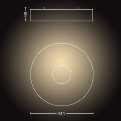 PLAFONIERA LED PHILIPS HUE FAIR "000008718696175149" (timbru verde 0.8 lei)