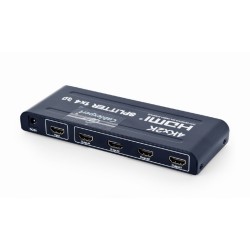 SPLITTER video GEMBIRD, split HDMI la 4 monitoare, conector intrare: HDMI (M); conector iesire: HDMI (M) x 4, "DSP-4PH4-02" (tim