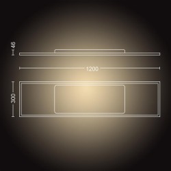 PANOU LED PHILIPS HUE AURELLE 1200X300MM "000008718696175866" (timbru verde 0.8 lei)