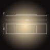PANOU LED PHILIPS HUE AURELLE 1200X300MM "000008718696175866" (timbru verde 0.8 lei)