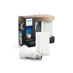 BEC cu intrerupator smart LED Philips, soclu E27, putere 8.5 W, forma spot, lumina toate nuantele de alb, alimentare 220 - 240 V