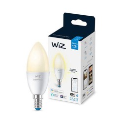 BEC smart LED Philips, soclu E14, putere 4.9W, forma lumanare, lumina alb calda, alimentare 220 - 240 V, "000008718699786212" (t
