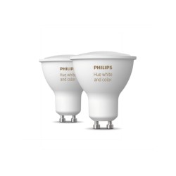 SET 2 SPOTURI incastrate smart LED Philips, soclu GU10, putere 5.7W, forma spot, lumina multicolora, alimentare 220 - 240 V, "00