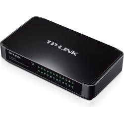 SWITCH TP-LINK 24 porturi 10/100Mbps, carcasa plastic "TL-SF1024M" (timbru verde 2 lei)