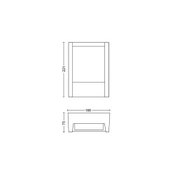 APLICA LED PHILIPS HUE FUZO DE EXTERIOR "000008718696170632" (timbru verde 2.00 lei)