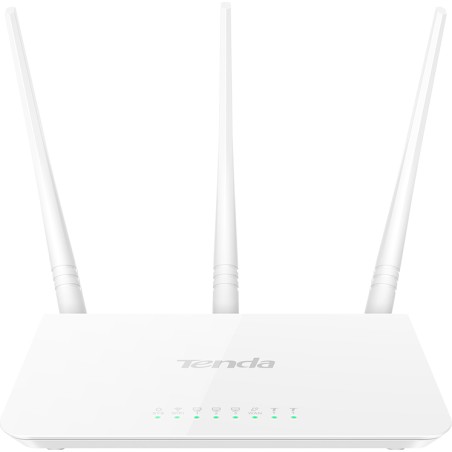 ROUTER TENDA wireless  300Mbps, 3 porturi 10/100Mbps, 3 antene externe, "F3" 45505349 (include timbru verde 1 leu) - 474965
