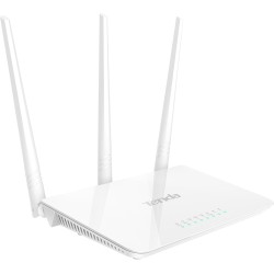 ROUTER TENDA wireless  300Mbps, 3 porturi 10/100Mbps, 3 antene externe, "F3" 45505349 (include timbru verde 1 leu) - 474965