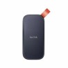 SSD. extern SANDISK EXTREME PORTABLE, 2TB, USB 3.2 Type-C, R/W: 520MB/s, negru, "SDSSDE30-2T00-G25" (timbru verde 0.18 lei)