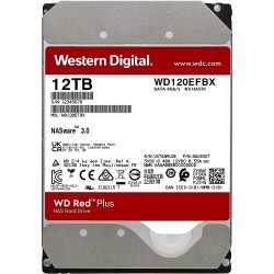 HDD WD 12TB, Red Plus, 7.200 rpm, buffer 256 MB, pt NAS, "WD120EFBX"