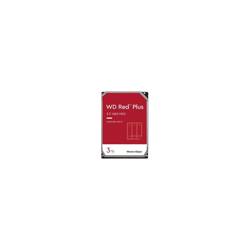 HDD WD 3TB, Red Plus, 5.400 rpm, buffer 128 MB, pt NAS, "WD30EFZX"