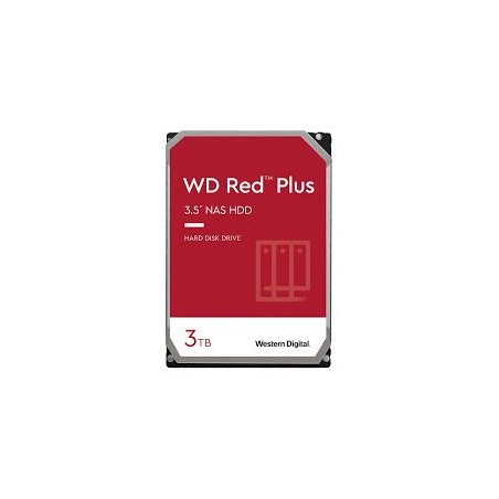 HDD WD 3TB, Red Plus, 5.400 rpm, buffer 128 MB, pt NAS, "WD30EFZX"
