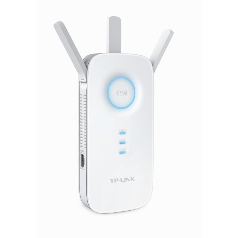 RANGE EXTENDER TP-LINK wireless 1750Mbps, 2 x port LAN Gigabit, 3 antene externe, dual band AC1750, 2.4GHz &amp; 5GHz "RE450" (t