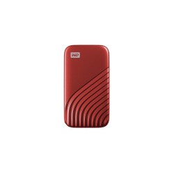 SSD. extern WD MY PASSPORT, 1TB, 2.5 inch, USB 3.2 Type-C, R/W: 1000MB/s, rosu, "WDBAGF0010BRD-WESN" (timbru verde 0.18 lei)