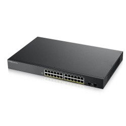 SWITCH ZyXel, Gigabit x 24, SFP x 2, managed, rackabil, carcasa metalica, "GS190024HPV2-EU010" (timbru verde 2 lei)