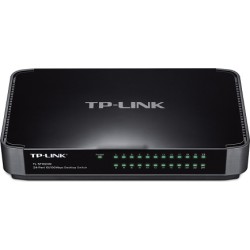 SWITCH TP-LINK 24 porturi 10/100Mbps, carcasa plastic "TL-SF1024M" (timbru verde 2 lei)