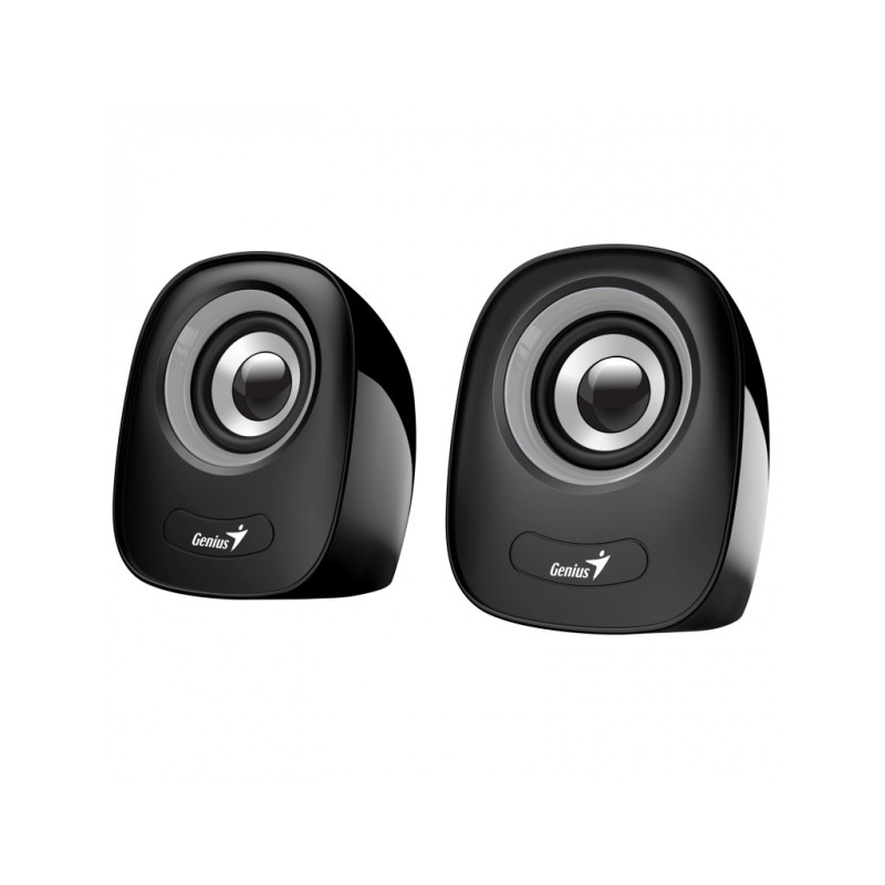 BOXE GENIUS 2.0, RMS:  6W (2 x 3W), USB power, gray, "SP-Q160" "31730027400" (timbru verde 0.8 lei)