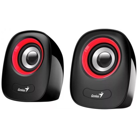 BOXE GENIUS 2.0, RMS:  6W (2 x 3W), USB power, red, "SP-Q160" "31730027401" (timbru verde 0.8 lei)