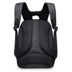 RUCSAC KENSINGTON, pt. notebook de max. 14 inch, 1 compartiment, buzunar frontal x 2 | buzunar lateral, waterproof, nylon, negru
