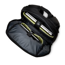 RUCSAC KENSINGTON, pt. notebook de max. 14 inch, 1 compartiment, buzunar frontal x 2 | buzunar lateral, waterproof, nylon, negru