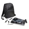 RUCSAC KENSINGTON, pt. notebook de max. 14 inch, 1 compartiment, buzunar frontal x 2 | buzunar lateral, waterproof, nylon, negru