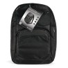 RUCSAC KENSINGTON, pt. notebook de max. 14 inch, 1 compartiment, buzunar frontal x 2 | buzunar lateral, waterproof, nylon, negru