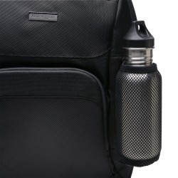 RUCSAC KENSINGTON, pt. notebook de max. 14 inch, 1 compartiment, buzunar frontal x 2 | buzunar lateral, waterproof, nylon, negru