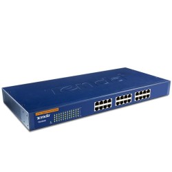 SWITCH TENDA 24 porturi Gigabit, metalic  "TEG1024G"  (timbru verde 2 lei)
