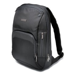 RUCSAC KENSINGTON, pt. notebook de max. 14 inch, 1 compartiment, buzunar frontal x 2 | buzunar lateral, waterproof, nylon, negru